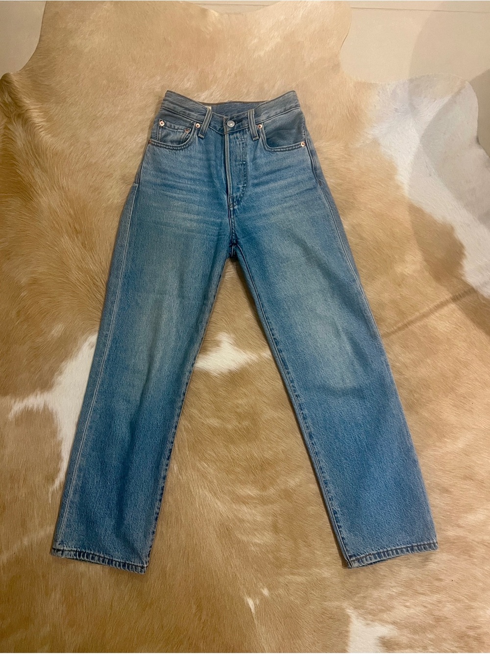 Levi's Women's High-Rise Straight Leg Jeans - Light Blue Wash